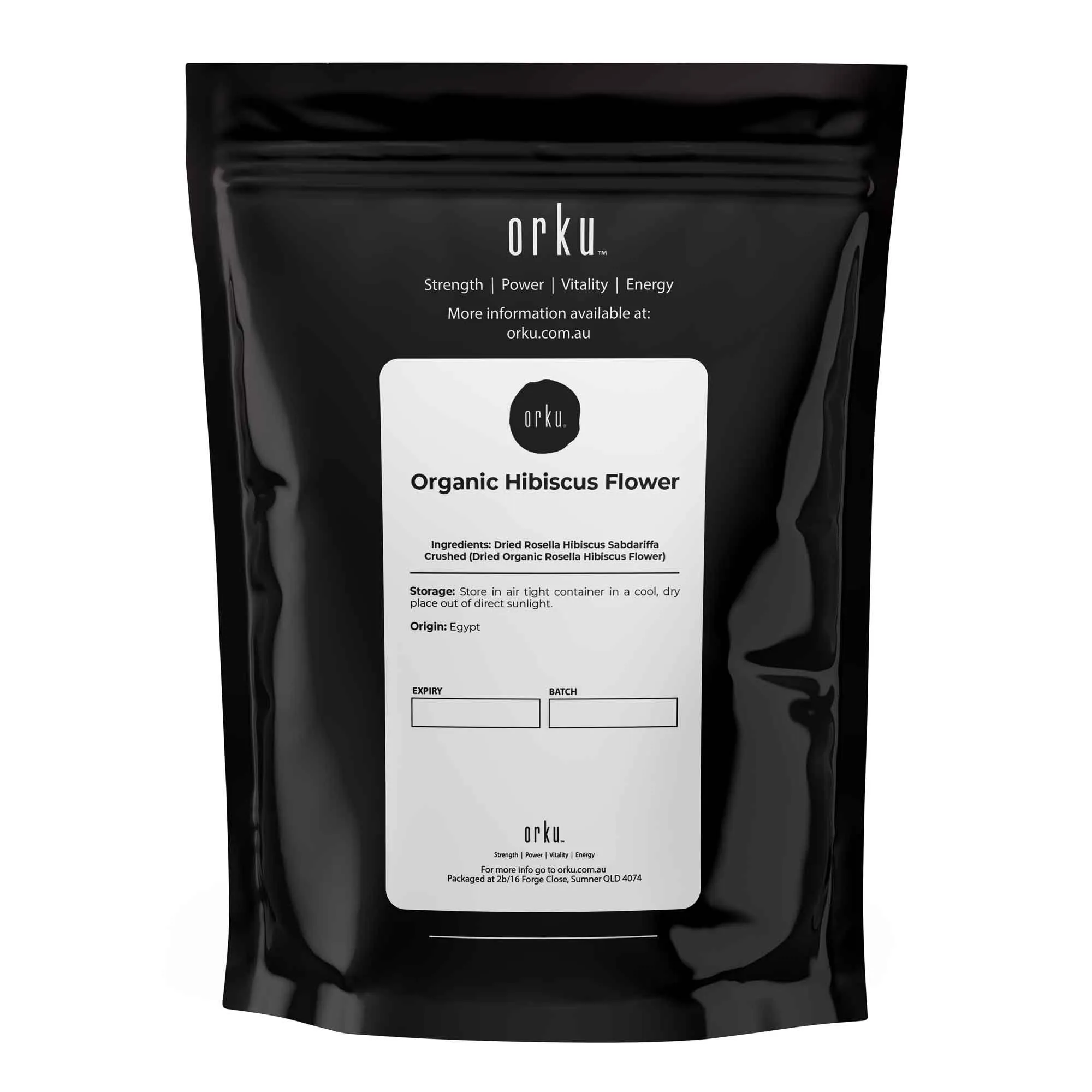 100g Organic Hibiscus Rosella Flower Crushed | Dried Herbal Tea Supplement | Premium Quality