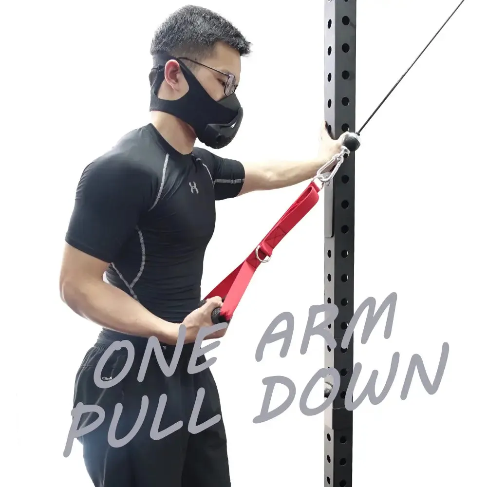 4 In-1 Multifunction Pulldown Attachment with Durable Heavy Double D-rings