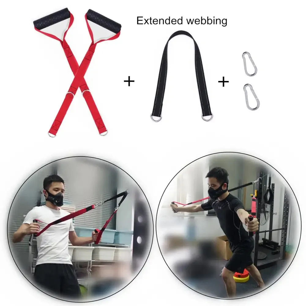 4 In-1 Multifunction Pulldown Attachment with Durable Heavy Double D-rings