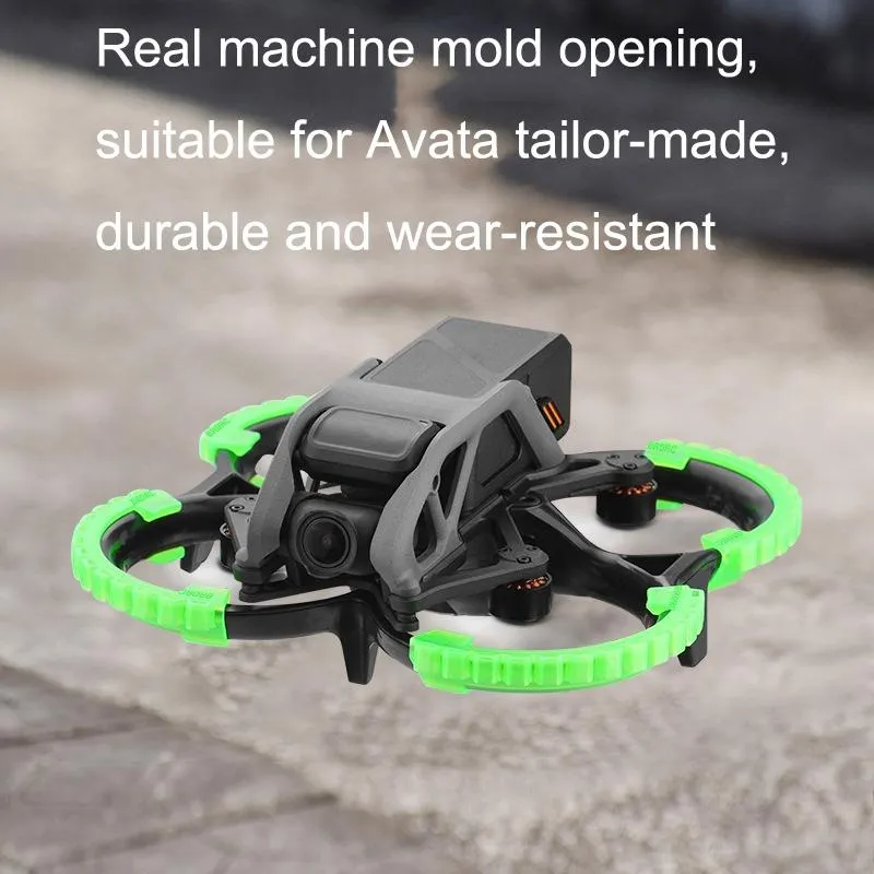 4-piece Tpu Drone Propeller Guards for Dji Avata Brdrc 9604 - Anti-collision Bumper Cover