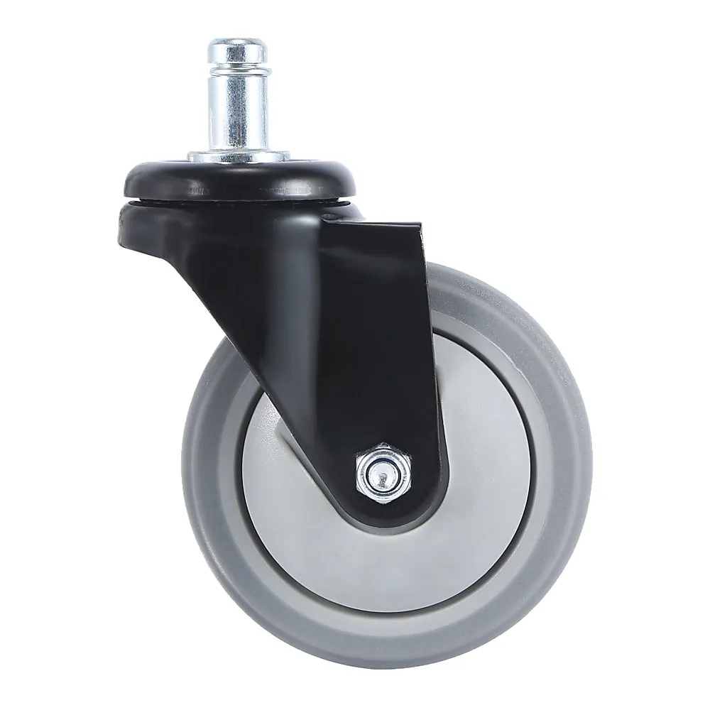 5x Office Chair Caster Wheels Set Heavy Duty & Safe for All Floors w/Universal Fit