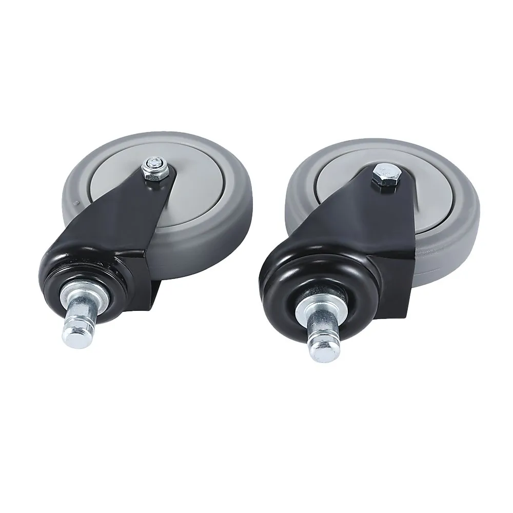 5x Office Chair Caster Wheels Set Heavy Duty & Safe for All Floors w/Universal Fit