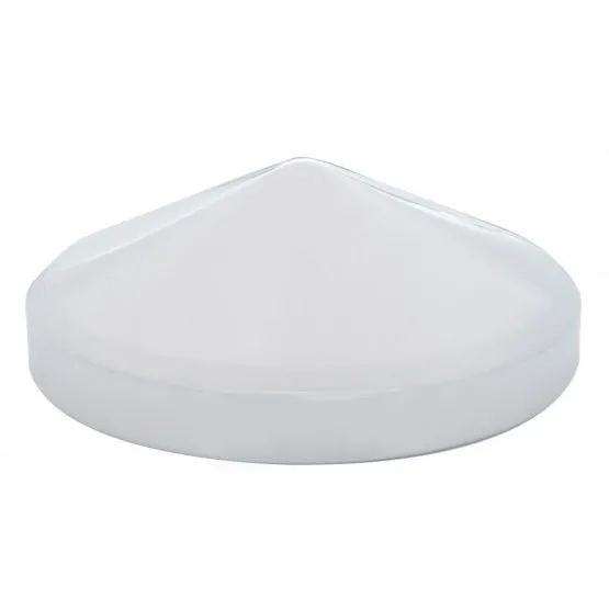 8" Chrome Pointed Rear Hub Cap