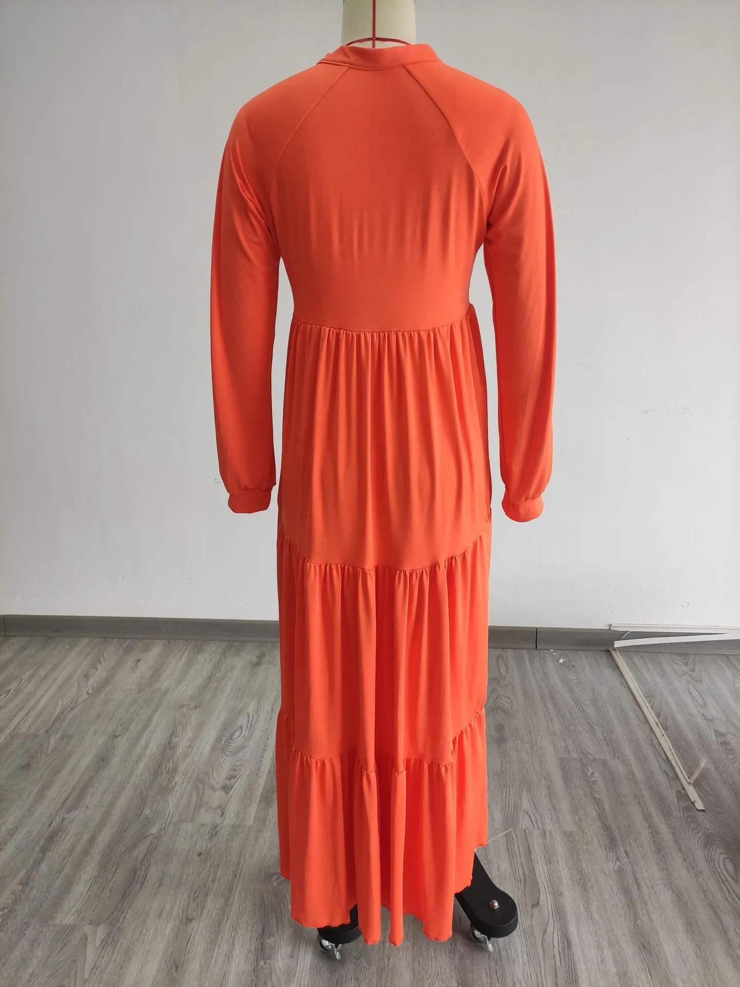 Autumn 2023 Women's Loose-Fit Short Sleeve Casual Dress – Effortless Style for the Season
