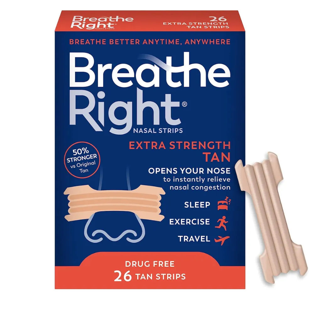 BREATHE RIGHT EXTRA STRENGTH TAN