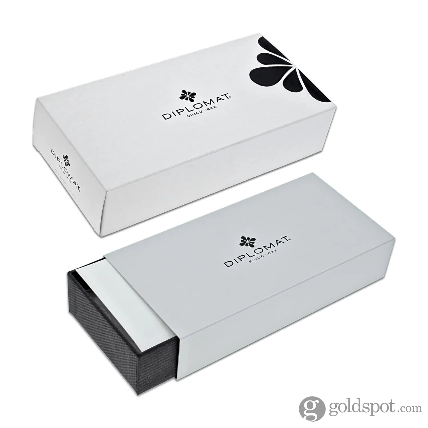 Diplomat Elox Matrix Fountain Pen in Ring Black & Green