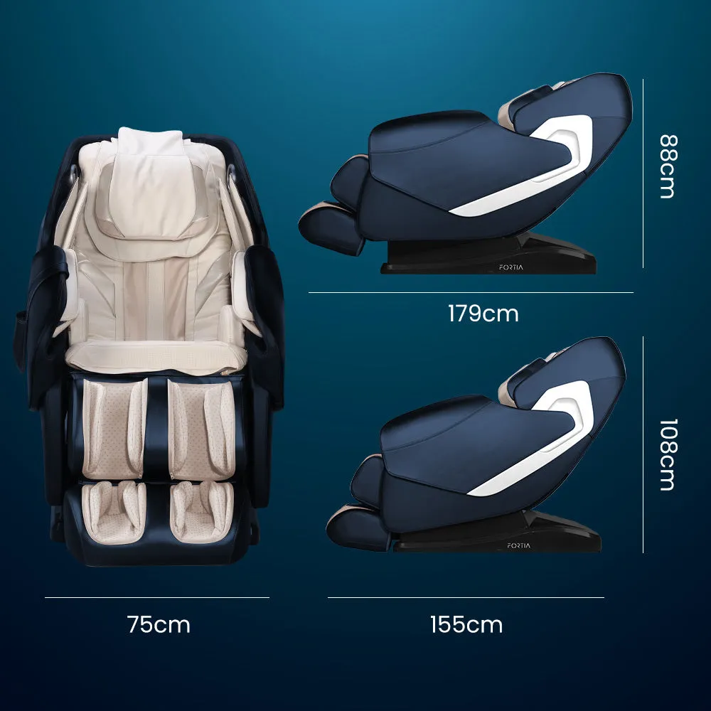Electric Massage Chair Zero Gravity, Heat, Bluetooth, Full Body - FORTIA Cloud 9 MkII