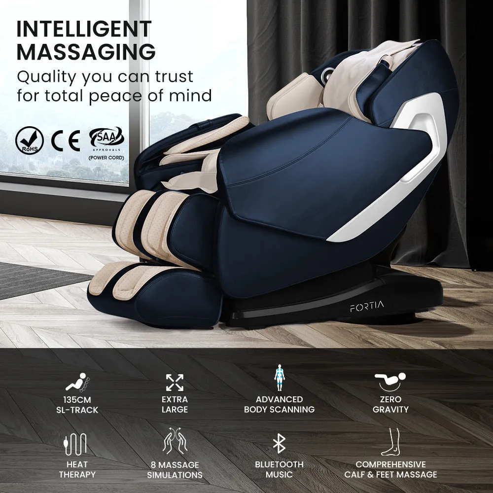 Electric Massage Chair Zero Gravity, Heat, Bluetooth, Full Body - FORTIA Cloud 9 MkII