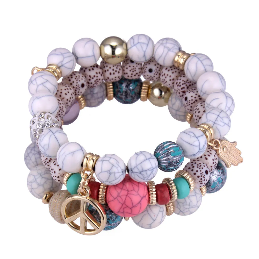 Fashion Beaded Charm Bracelet for Women – DIY Style, Fast Delivery, Wholesale Price