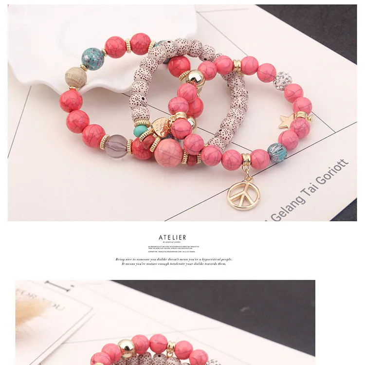 Fashion Beaded Charm Bracelet for Women – DIY Style, Fast Delivery, Wholesale Price