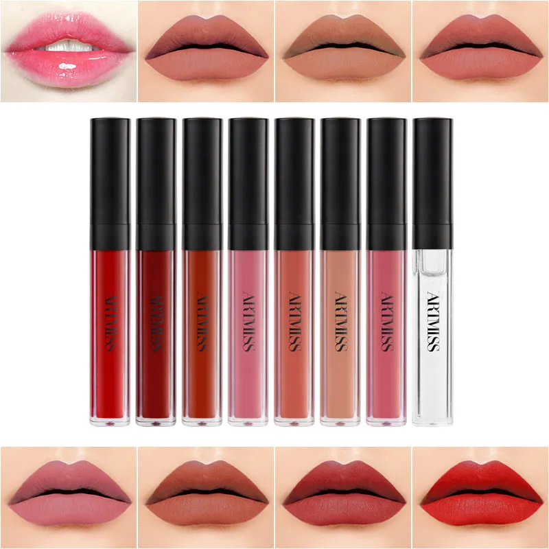 Private Label Waterproof Matte Lip Gloss – 8 Colors | Custom Logo & Packaging (ARTMISS)