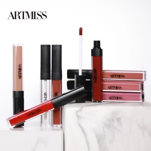 Private Label Waterproof Matte Lip Gloss – 8 Colors | Custom Logo & Packaging (ARTMISS)