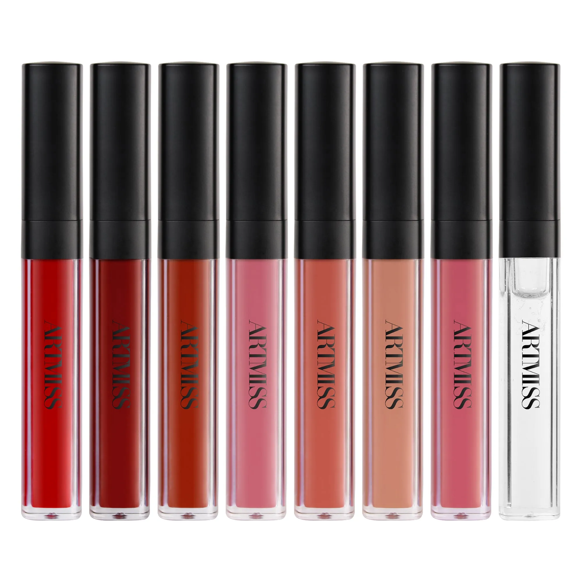 Private Label Waterproof Matte Lip Gloss – 8 Colors | Custom Logo & Packaging (ARTMISS)