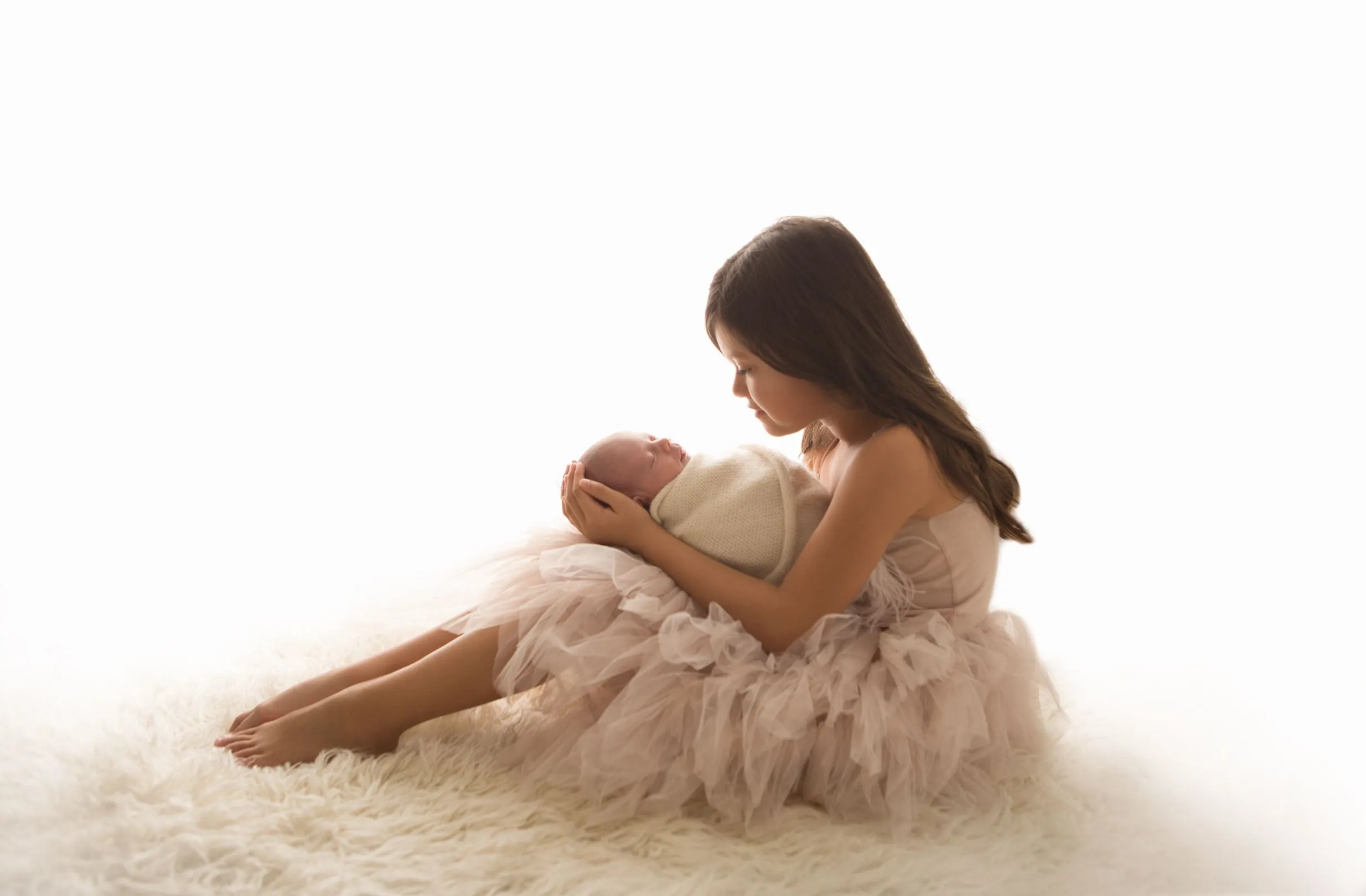 Swan Queen Tutu Dress | Nude | Size 8-9
