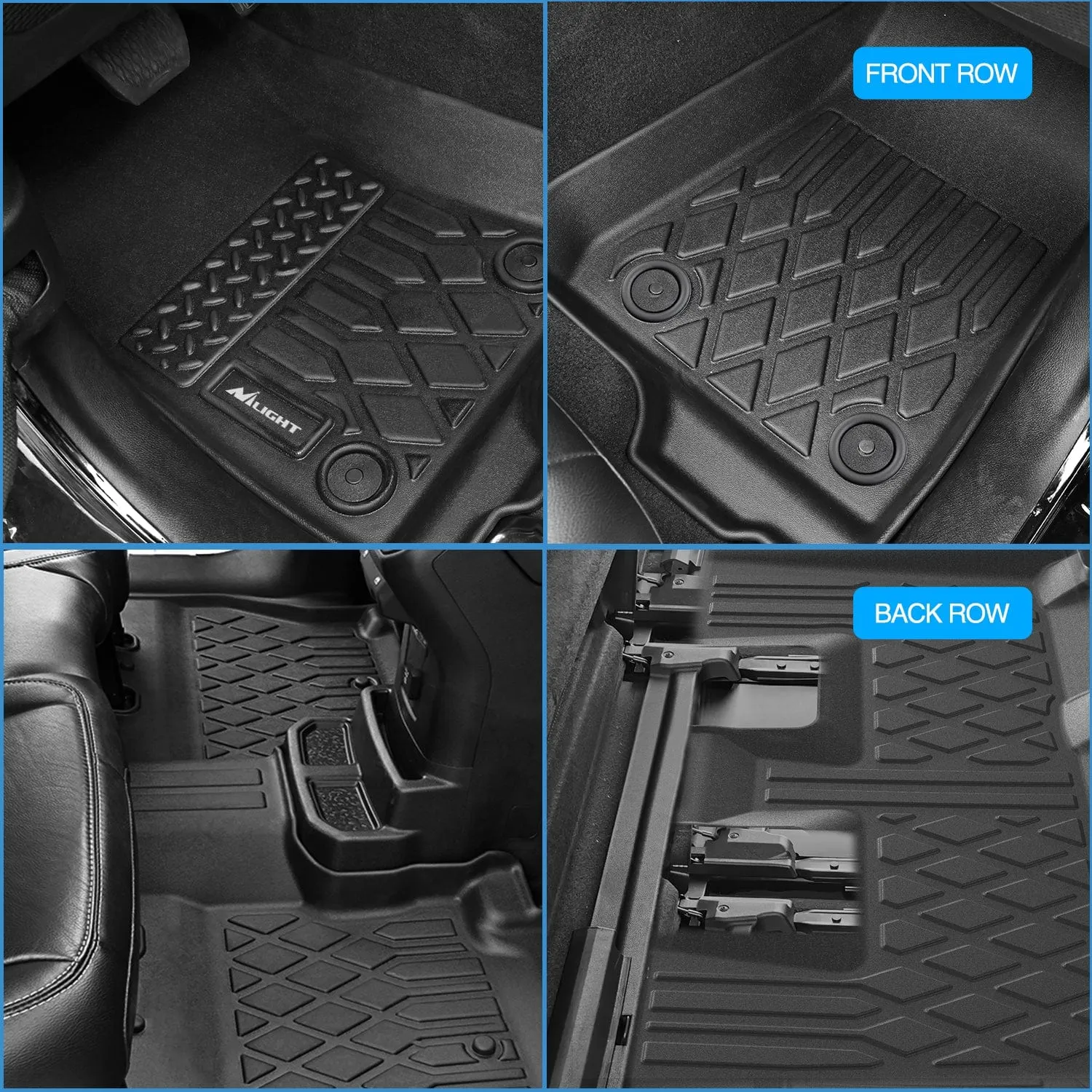 TPE Floor Mats for Honda Accord Sedans 2013 2014 2015 2016 2017